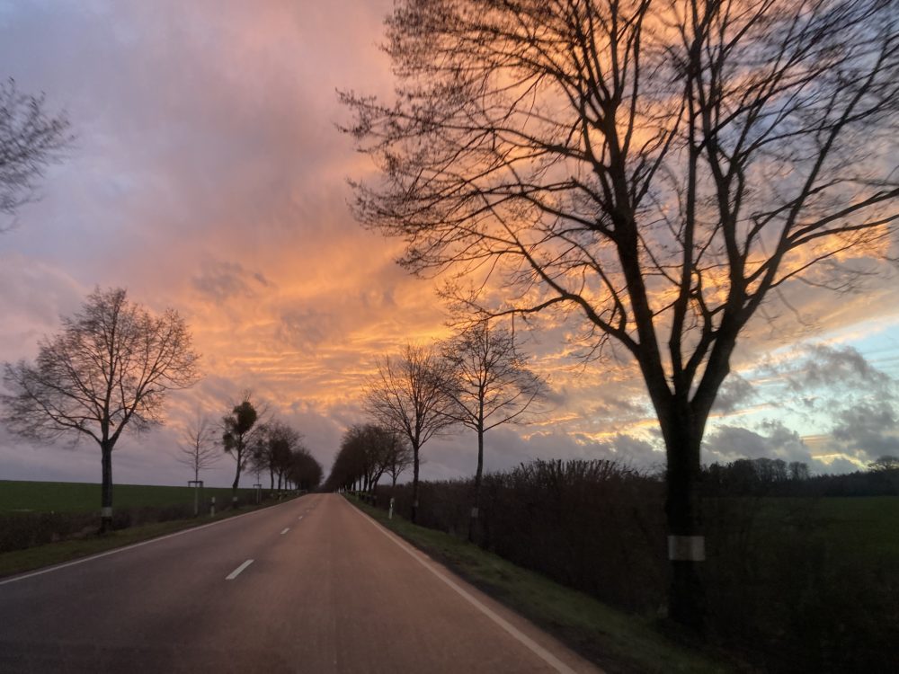 Empty roads in the north of Luxembourg