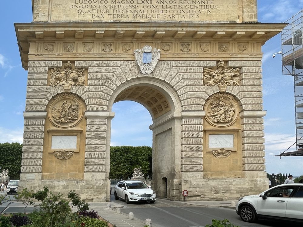 The Triumphal Arch in Montpellier