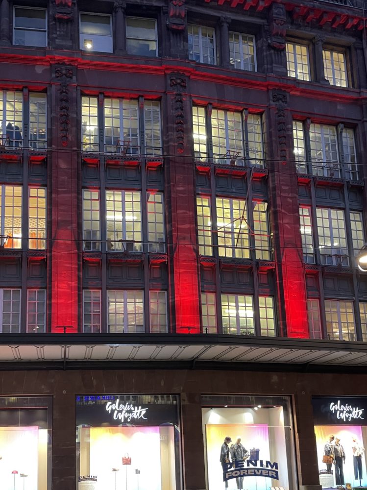 The Galeries Lafayette in Strasbourg