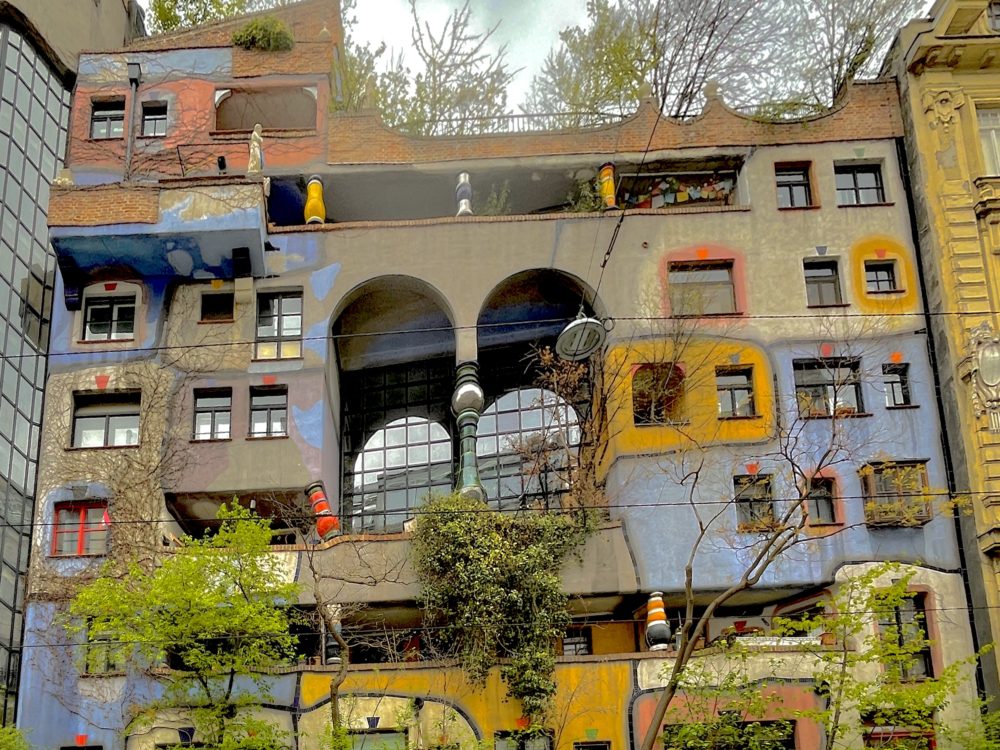 The Hundertwasser House in Vienna