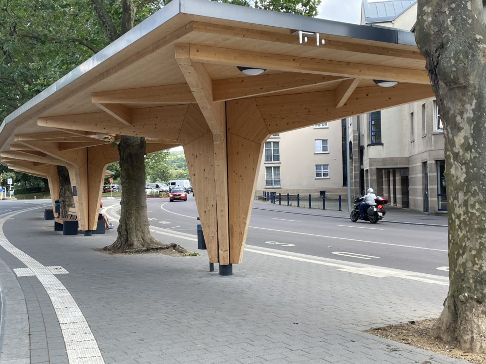 Waiting for the Bus in Echternach