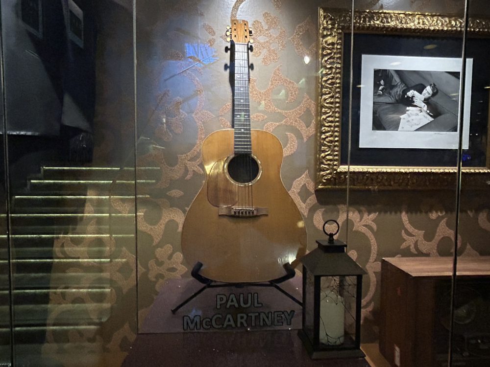 Paul McCartney’s Guitar and Other Rock Memorabilia at the Hard Rock Cafe in Budapest