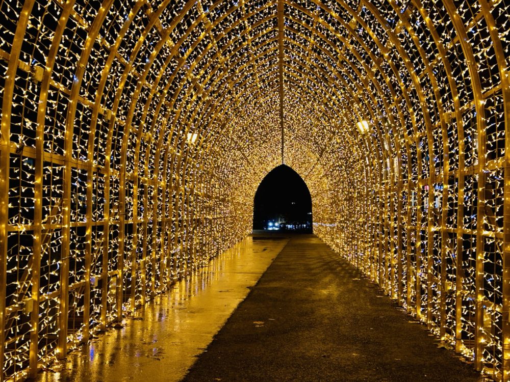 Golden road to the New Year