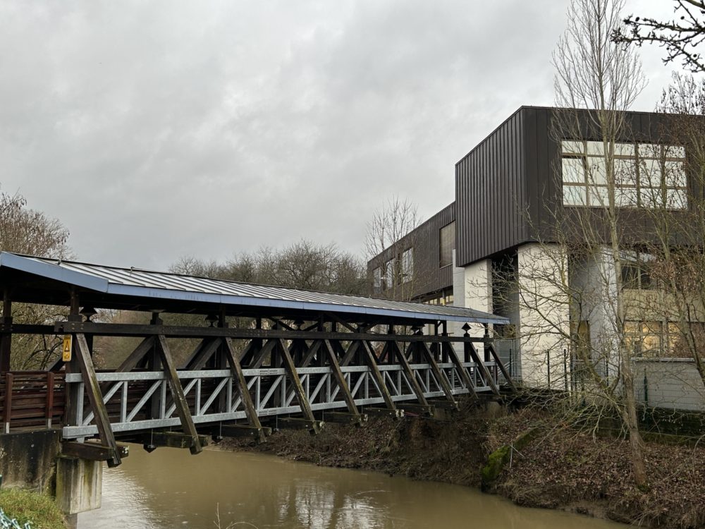 The Wooden Bridge of Walferdange