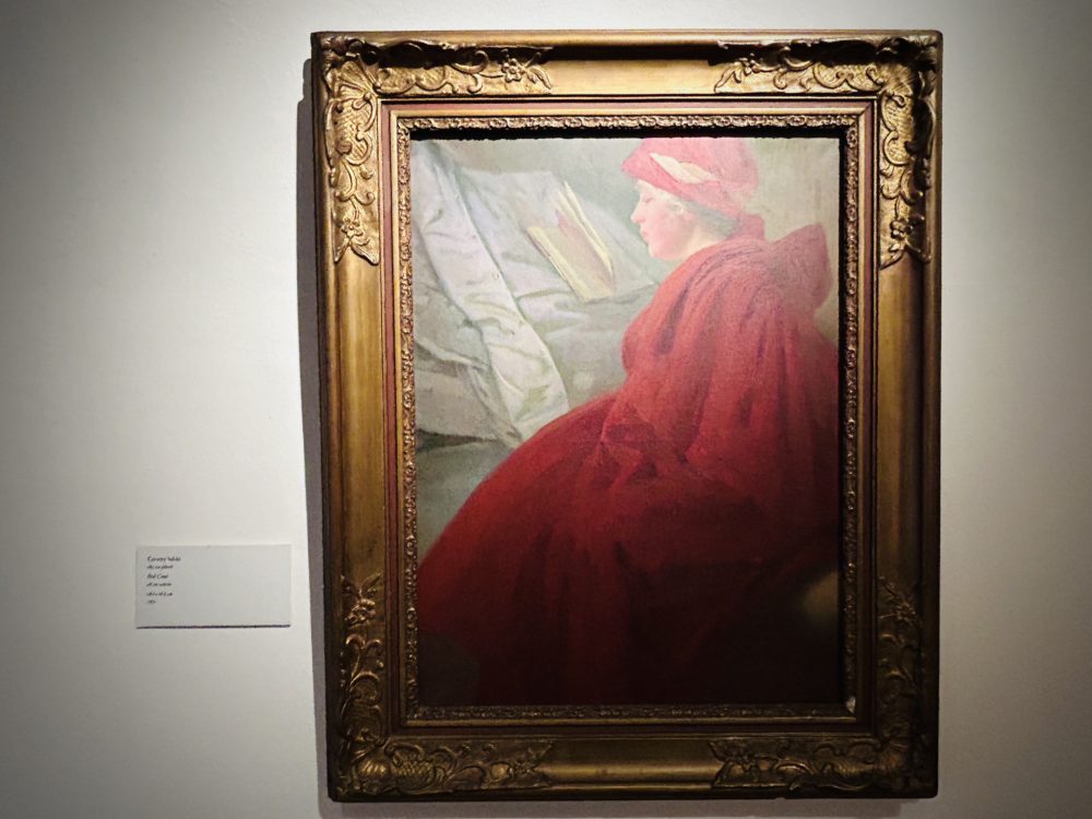 Red Coat: A Masterpiece of Art Nouveau by Alphonse Mucha