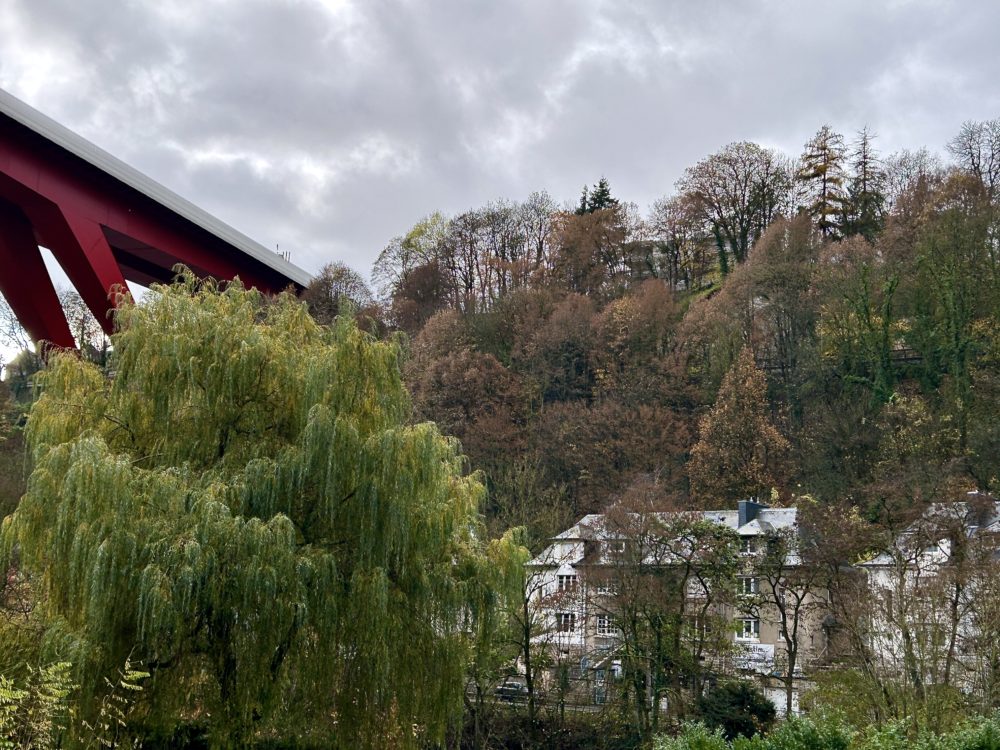 The Red Bridge of Luxembourg: A Symbol of Connection and Progress