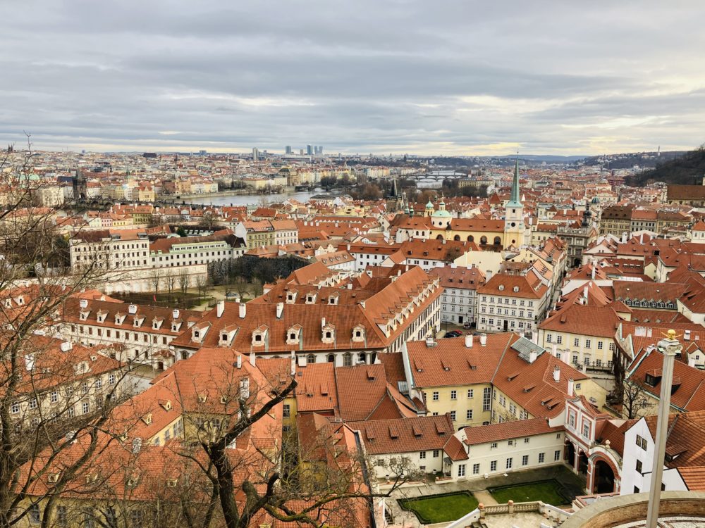 The Enchanting Panorama from Lobkowicz Palace in Prague