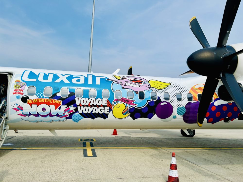 Flying Art: The Decorative Paintings of Luxair Planes