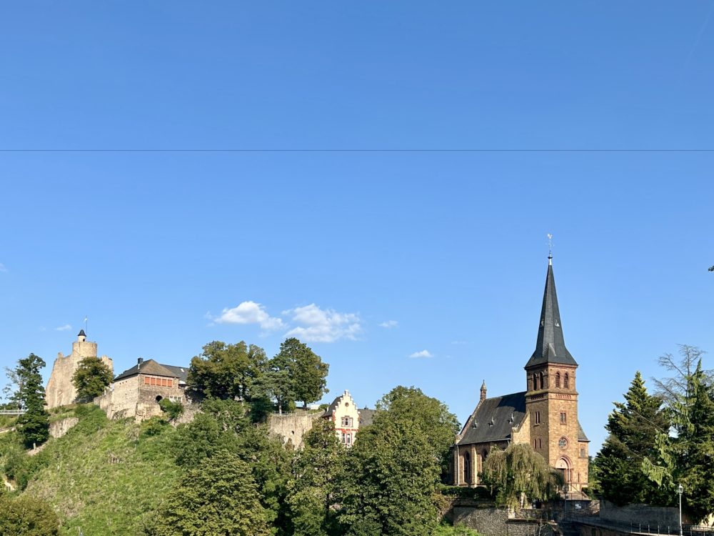 Saarburg Castle and St. Laurentius Church