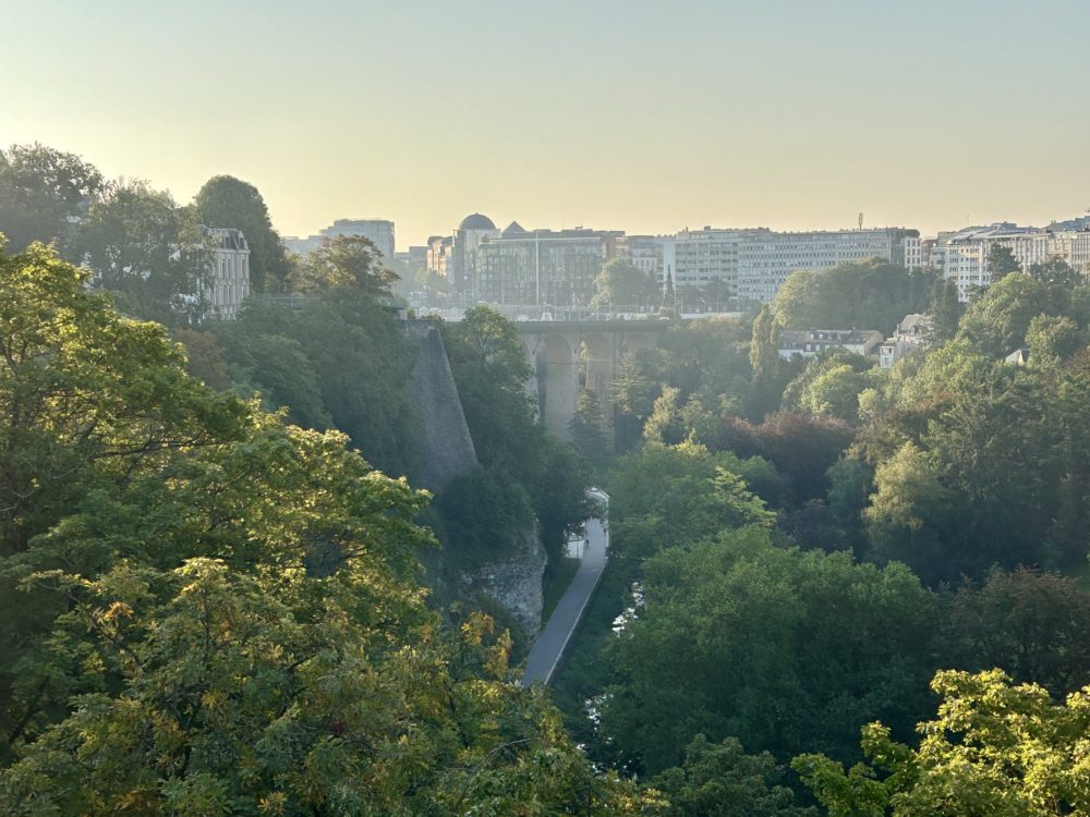 Autumn Serenity: The Petrusse Valley in Luxembourg City