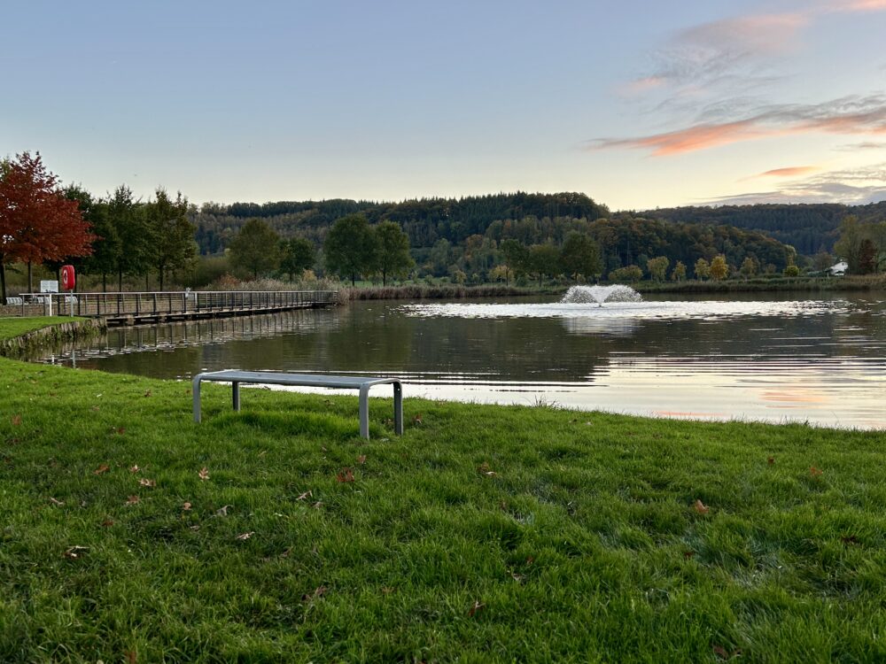 Autumn Evening in the Parc of Mersch: A Tranquil Oasis in Luxembourg