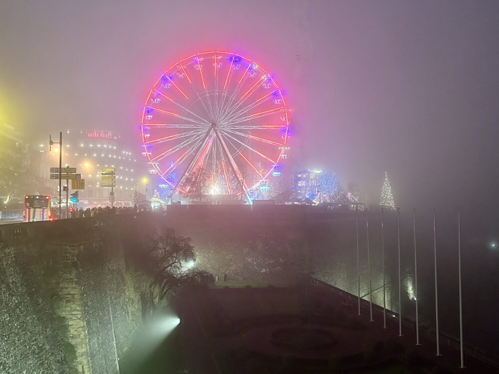 The Iconic Ferris Wheel at Luxembourg’s Christmas Market