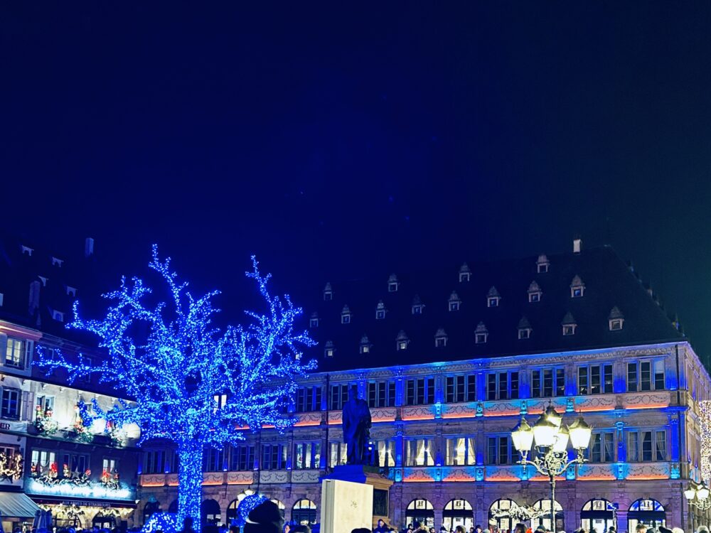 Magical Christmas in Strasbourg: The Story of the Blue Tree and More