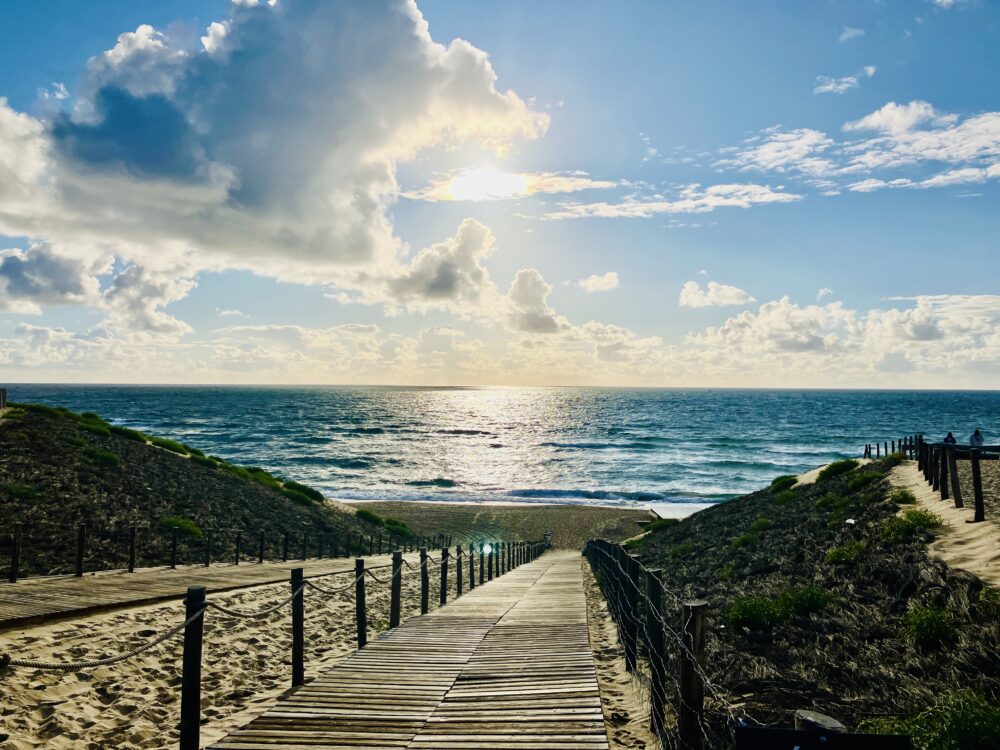 Serene Beauty: An Early Autumn Evening at Cap Ferret Beach