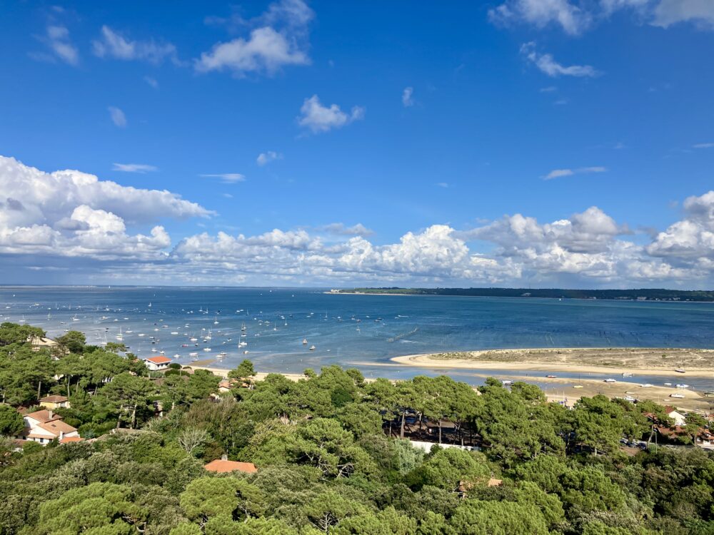 The Shoreline View from Lège Cap Ferret Light Tower