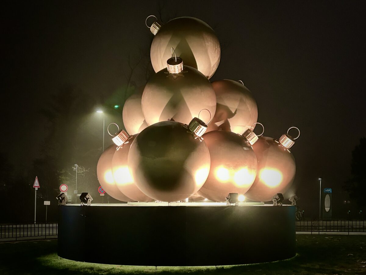 Glistening Bulbs of Joy Illuminate Place de Metz
