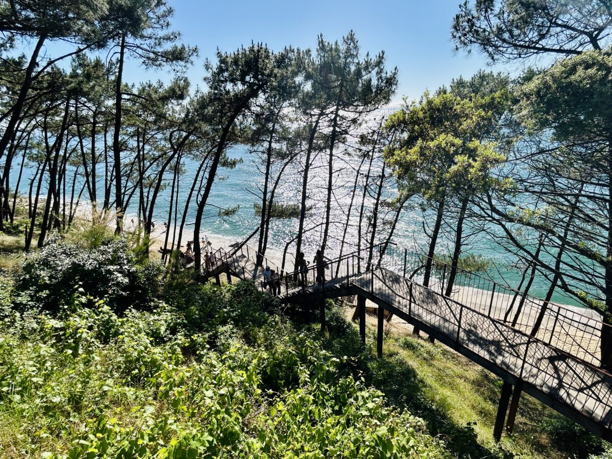 Steps to Serenity: Discover the Corniche Stairs to Pyla Beach
