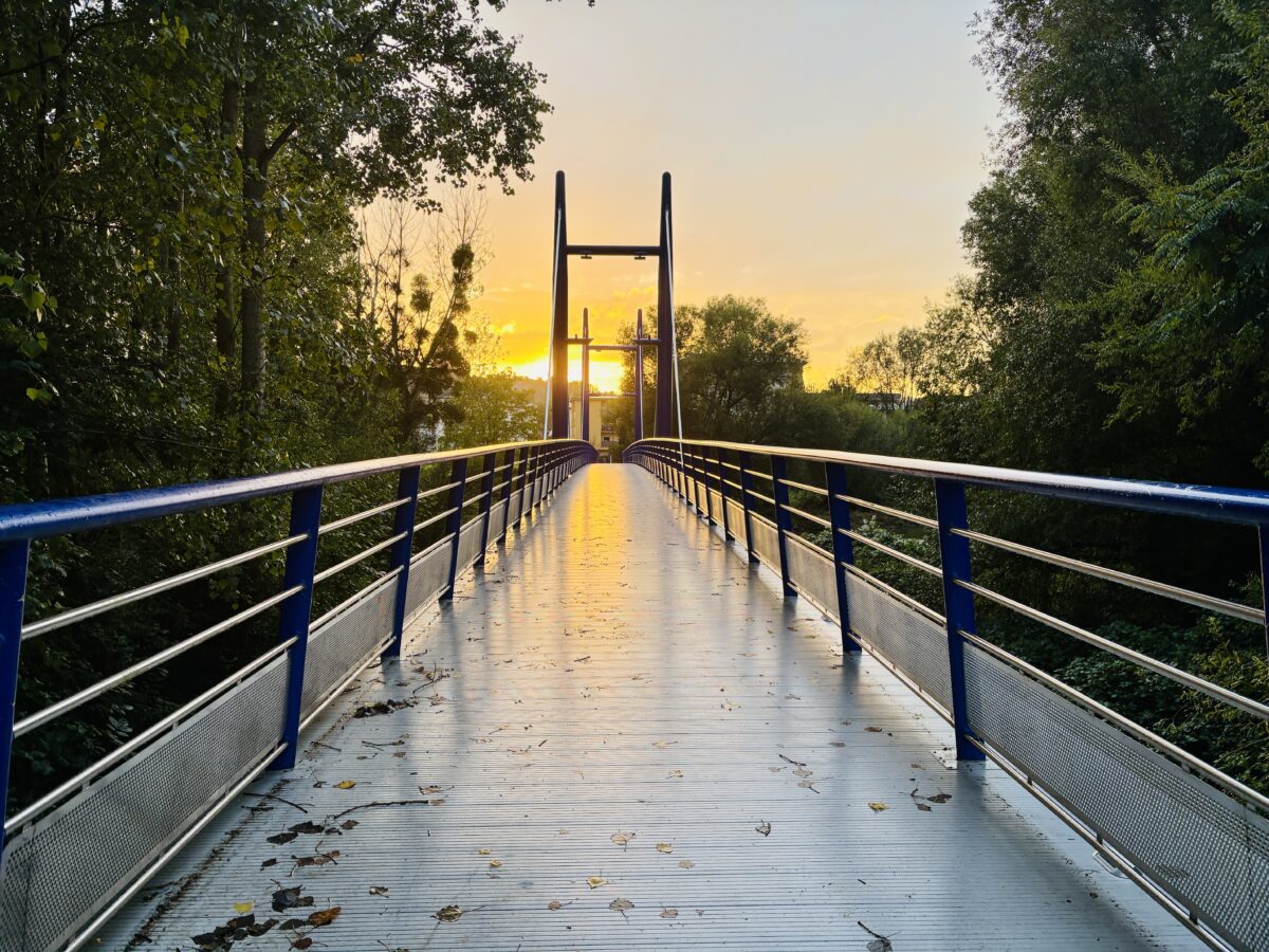 Bridges, Blue Tints and Golden Light in Walferdange