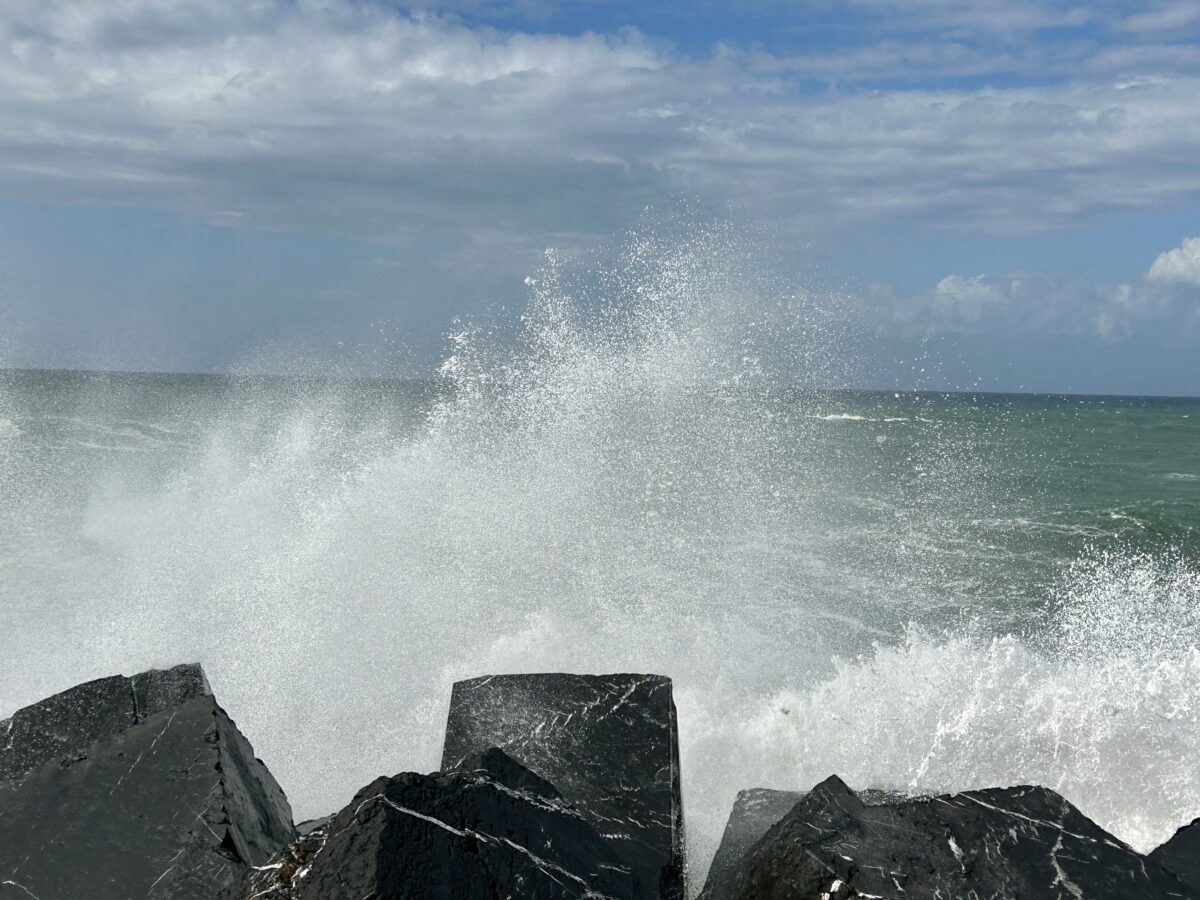 The rock that tames the sea