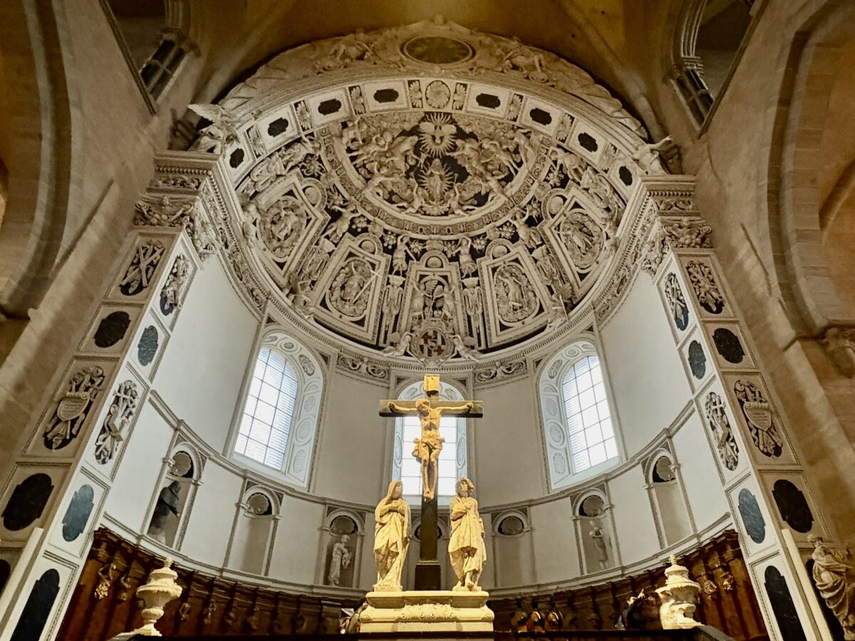 Black and white and glorious all over: Trier Dom’s western cupola