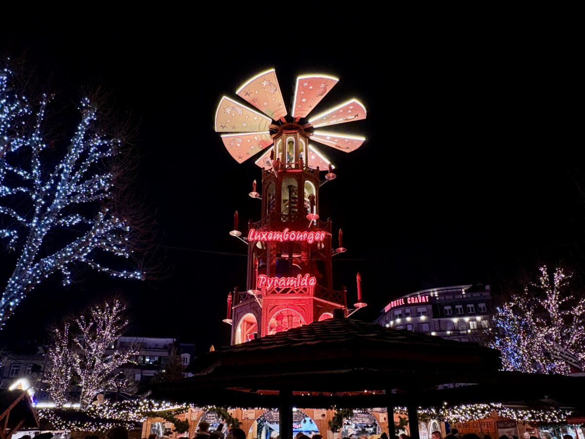 The Luxembourger Pyramide: A Christmas Market Showstopper
