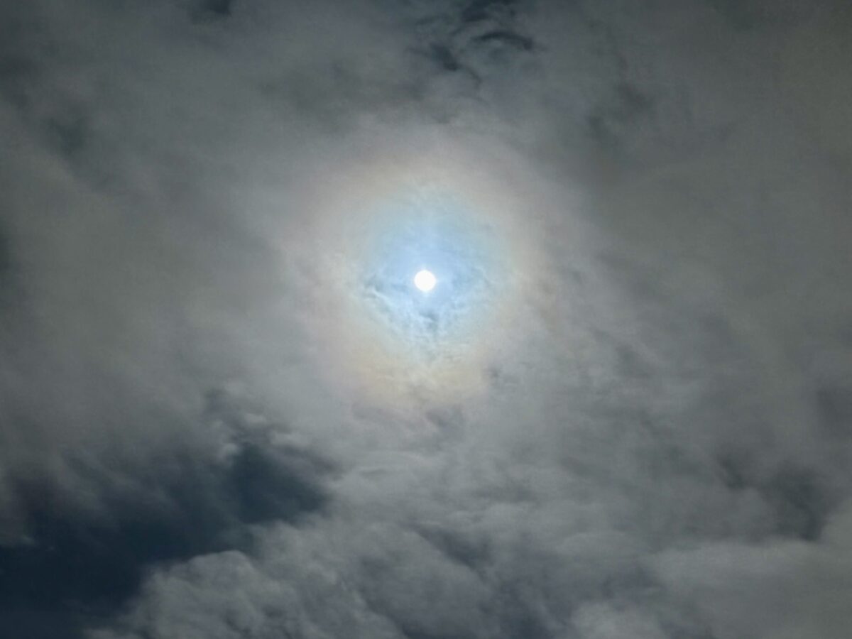A moon with a golden secret over Luxembourg