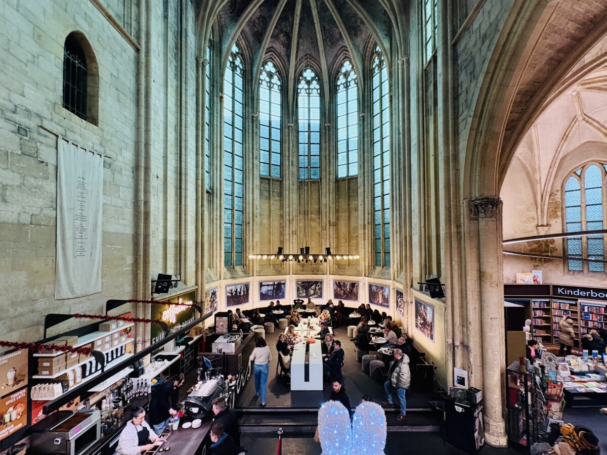 Coffee in a former church in Maastricht