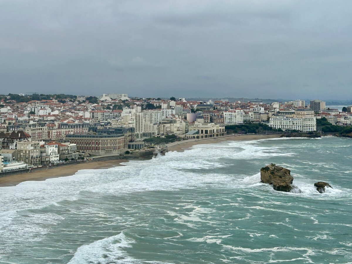 Beaches of Biarritz and the wild Atlantic