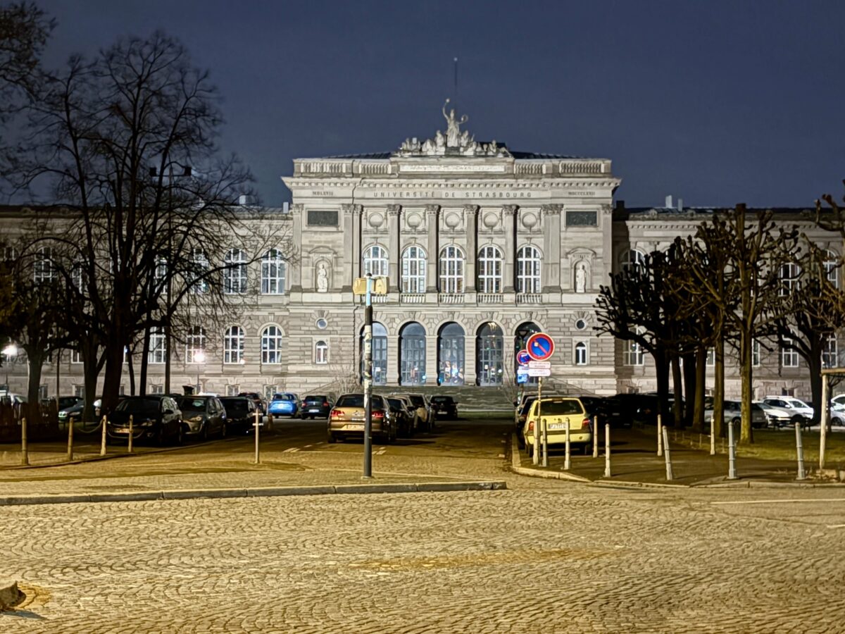 The university palace in Strasbourg that still tries to look imperial