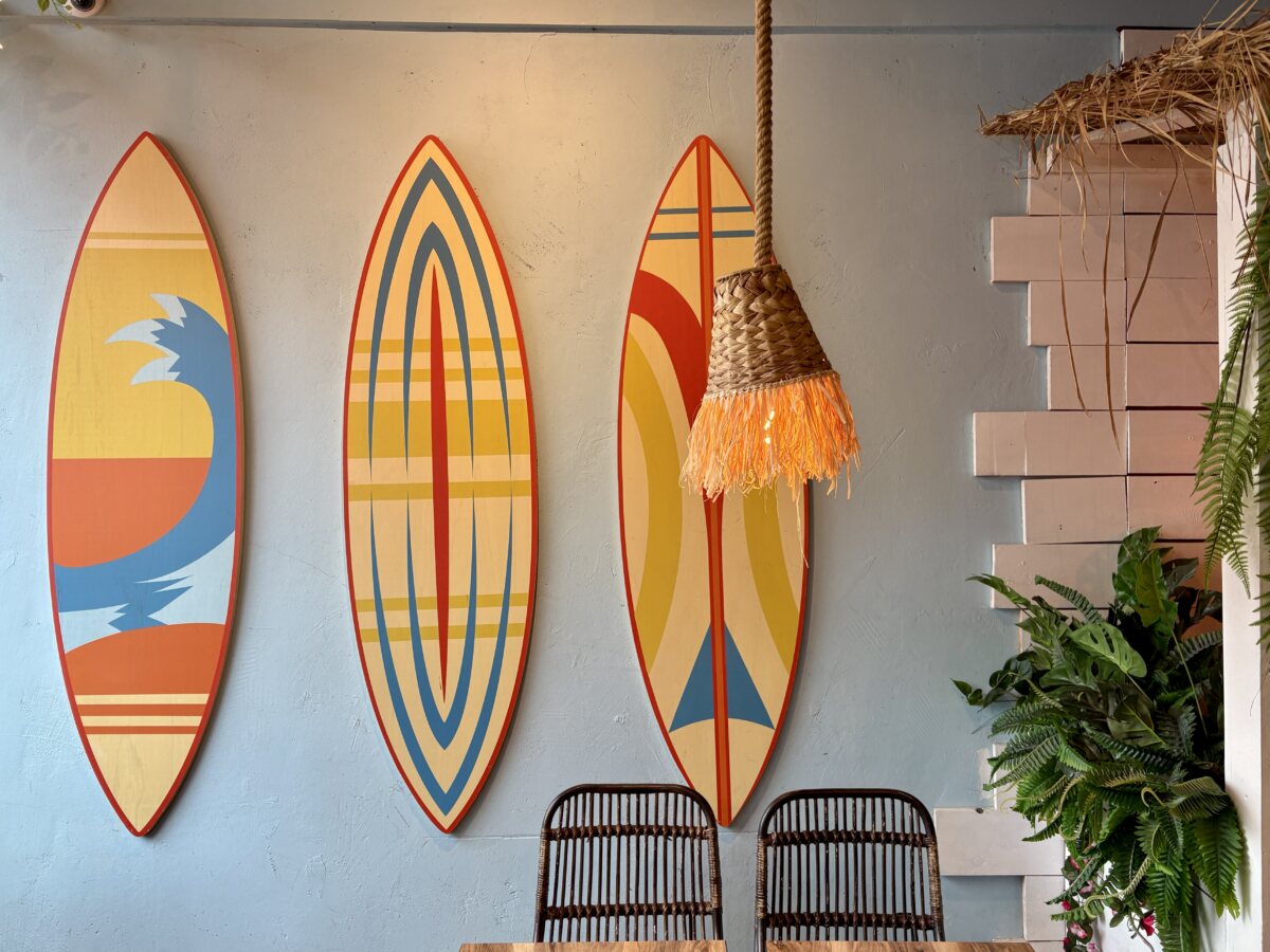 Surf boards on the wall and why we cannot stop loving the beach vibe