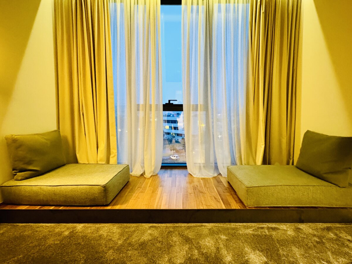 A quiet corner in the concrete jungle of Podgorica