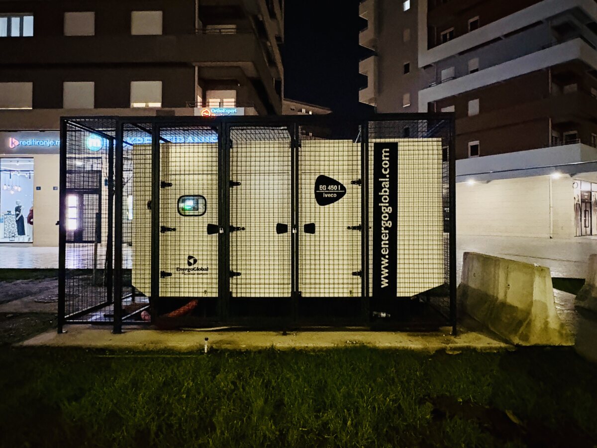 The giant green box that keeps Podgorica humming