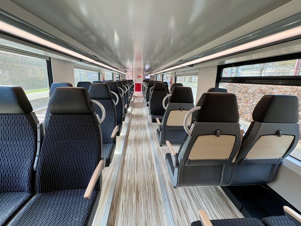 The double decker commute to the north of Luxembourg