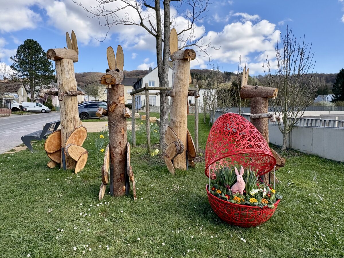 Easter decoration in Walferdange